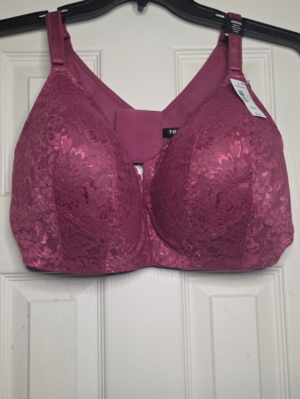 Torrid Wire Free Lightly Lined Cassie Lace 360 Smoothing Bra